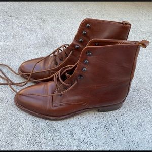 John & David Leather Boots